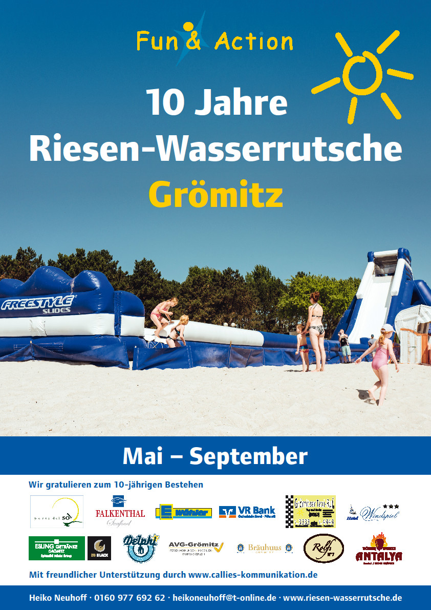 10 Jahre Riesenwasserrutssche